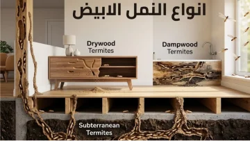 انواع النمل الابيض
