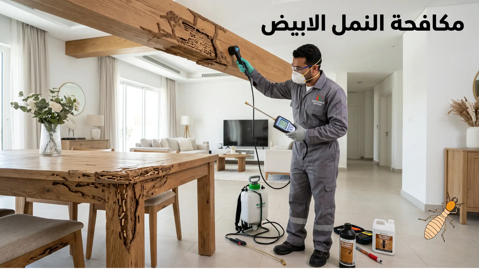 مكافحة النمل الابيض