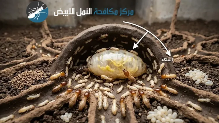 كيفية إيجاد ملكة الأرضة