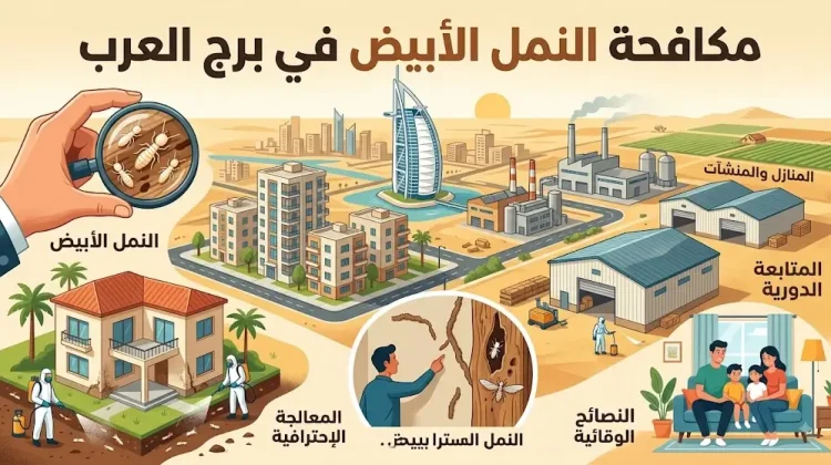 مكافحة النمل الأبيض في برج العرب