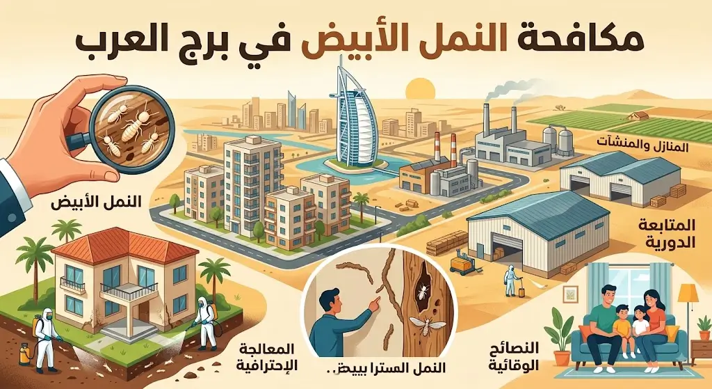 مكافحة النمل الأبيض في برج العرب