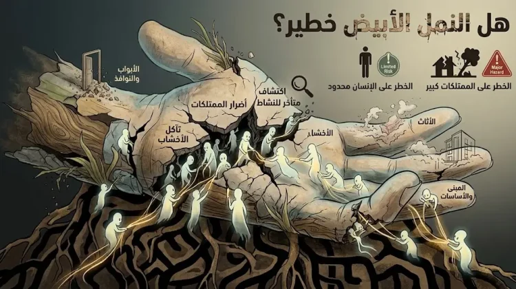 هل النمل الأبيض خطير